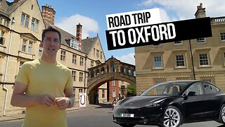Tesla Model 3 - Oxford Road Trip - (Supercharging from cold!)
