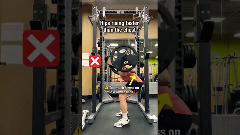 ✋STOP RAISING YOUR HIPS TOO FAST RELATIVE TO YOUR CHEST DURING SQUATS!