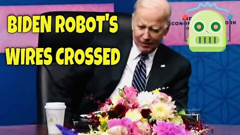 ROBOT PRESIDENT BIDEN gets his WIRES CROSSED and Tangled in Asia 🤖