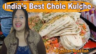 Brazilian Reaction | Ultimate Chole Kulche Making | India's Best Chole Kulche | Indian Street Food