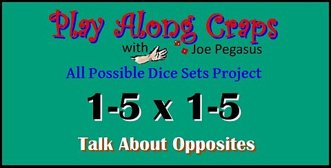 1-5 x 1-5 Dice Set On hard Table