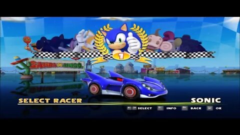 Sonic & Sega All Stars Racing - Chao Cup & Grafitti Cup Gameplay - Let's Drive