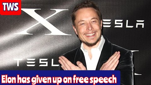 Elon Has Given Up On Free Speech On X