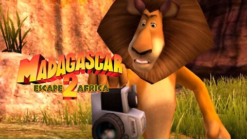 MADAGASCAR 2 (PS2) #5 - Tirando fotos com o Alex, o leão! | The Watering Hole (PT-BR)