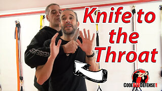 Knife to the Throat Defense from the Back