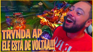 *TRYNDAMERE FULL AP VOLTOU* A BUILD DO PROIBIDA DO TRYNDA NO TOP!