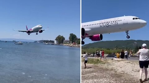 Airplane almost killed the whole crowd