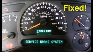 Service Brake System fix - GM Chevy GMC Cadillac EBCM Electronic Brake Control Module