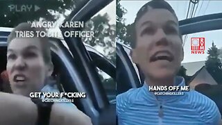 Angry Karen Tries To Bite A Cop | What Would You Do If You Were The Officer?