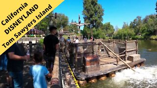 California Disneyland Tom Sawyers Island