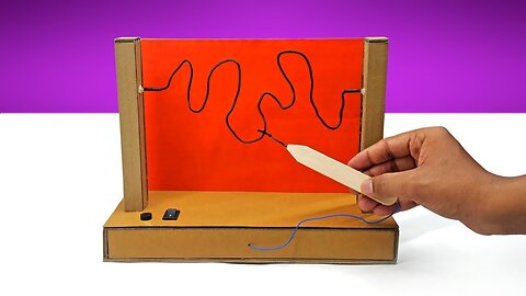 How To Make Buzz Wire Game | Cardboard Diy At Home | How made Toy for Kids