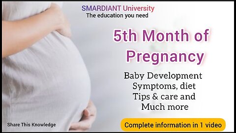 5th Month of pregnancy. What to expect. Complete possible knowledge in 1 video #pregnant #pregnancy