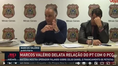 PT TEM LIGAÇÕES COM O PCC E MANDOU MATAR CELSO DANIEL, SEGUNDO MARCOS VALÉRIO