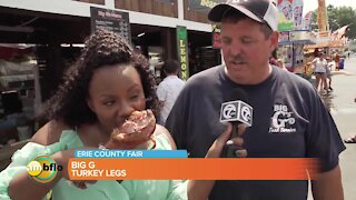 Thursday at the Erie County Fair - Tasting great food at the fair - Part 2