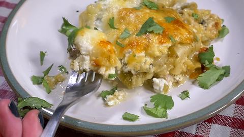 Green chili chicken lasagna recipe