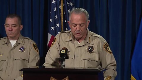 WATCH: Sheriff Lombardo shares details about shooting near UNLV that killed an officer