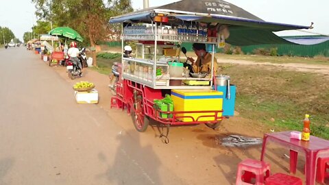 Lifestyle in Siem Reap 2021, Kyung Yuu Street 60m, Amazing Tour Cambodia