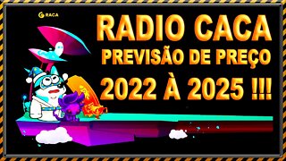 RADIO CACA PREVISÃO DE PREÇO 2022 À 2025 !!!