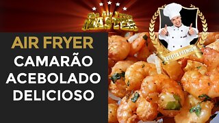 COMO FAZER CAMARÃO ACEBOLADO NA AIR FRYER