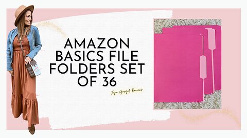 Amazon basics file folders set of 36 review