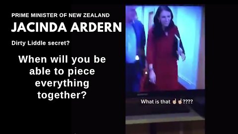 New Zealand Jacinda Ardern's liddle secret?