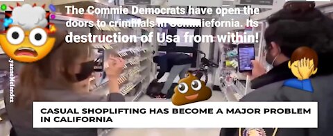 Commie Democrats policies: Unleash criminals in Blue states, Destruction from within