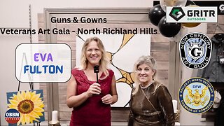 Eva Fulton - Guns & Gowns Veteran Art Gala #DFW 2023