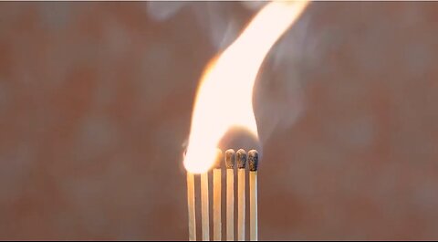 matches burning