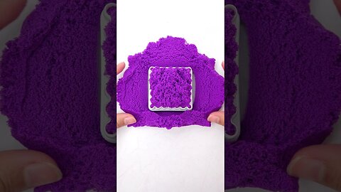 Kinetic sand Cutting ASMR SHAPES Satisfying Video