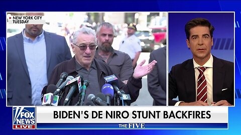 Jesse Watters: Trump 'Pops Off' On Biden Campaign De Niro Stunt