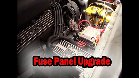 Early Bronco main fuse panel upgrade, electrical distribution panel, Blue Sea 7748 SafetyHub 150