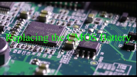 Replacing the CMOS Battery