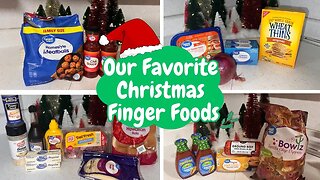 Our Top 4 EASY & DELICIOUS Christmas Finger Foods || Christmas Party Appetizers