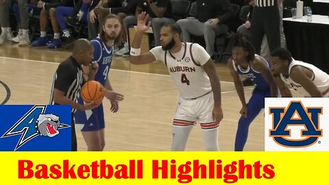 UNC Asheville vs Auburn Basketball Game Highlights 12 13 2023