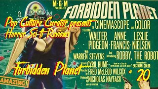 Pop Culture Curator's Horror Sci-fi Reviews "Forbidden Planet"