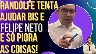 HILÁRIO: Randolfe tenta ajudar Felipe Neto e Bis e só piora a situação!