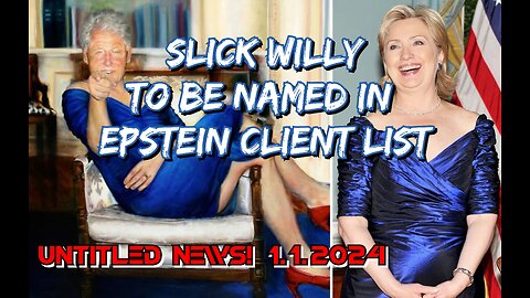 Bill Clinton To Be Named In Epstein Client List