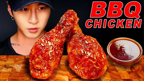 ASMR BBQ FRIED CHICKEN COOKING & EATING SOUNDS Zach Choi ASM