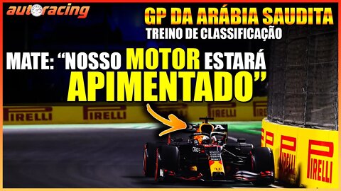 BOMBA! RED BULL TEM UMA CARTA NA MANGA! TREINO DE CLASSIFICAÇÃO DO GP DA ARÁBIA SAUDITA EM JEDDAH