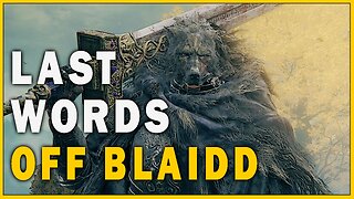 Last Words off Blaidd Before his Death in Elden Ring