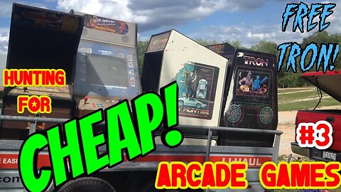 FREE Tron! Hunting For CHEAP Arcade Games Vol 3