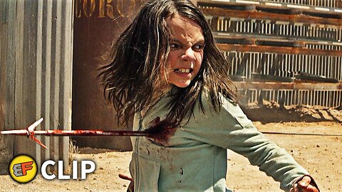 Laura Vs Reavers Fight scene Logan 2017 4k Movie clip