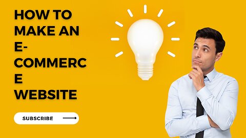 How to Make an E-Commerce Website (2023) Online Shopping Store