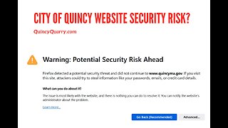 City of Quincy Website A Security Risk?