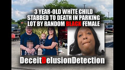 3 YEAR-OLD WHITE CHILD STABBED TO DEATH IN PARKING LOT BY BLACK FEMALE-DECEITDELUSIONDETECTION