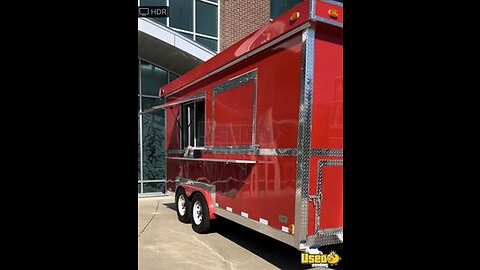 Brand New 2022 - 8' x 16' Food Concession Trailer | Mobile Food Unit for Sale in Texas
