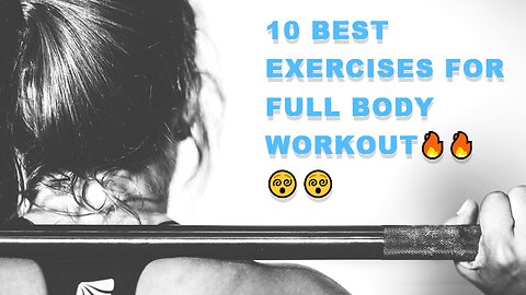 10 best exercises for full body workout🔥🔥😵😵