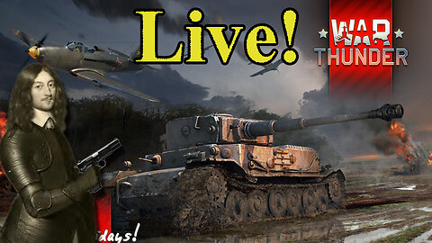 War Thunder - Live- Team G - WW II Tanks - Squad Play - Join Us