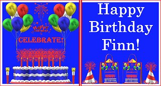 Happy Birthday 3D - Happy Birthday Finn - Happy Birthday To You - Happy Birthday Song