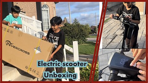 Electric scooter unboxing #scooter#fastest#kids e scooter